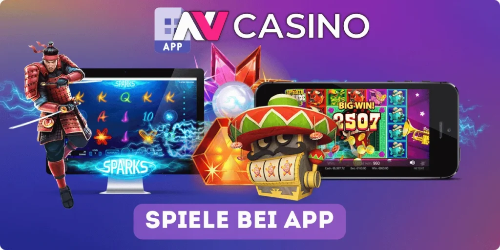 Spiele bei NVcasino App