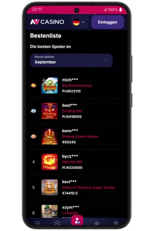 NV Casino Bestenliste September