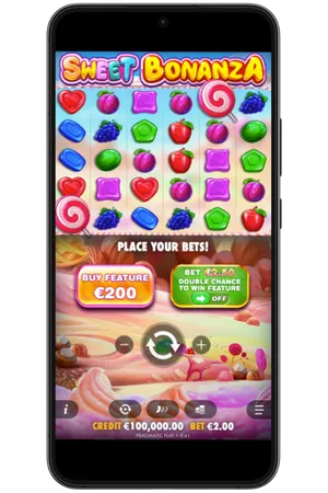 Einsatzmenü in Sweet Bonanza (Englisch)