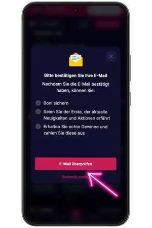 Konto verifizieren