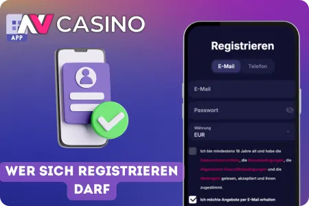 Wer sich registrieren darf NV Casino