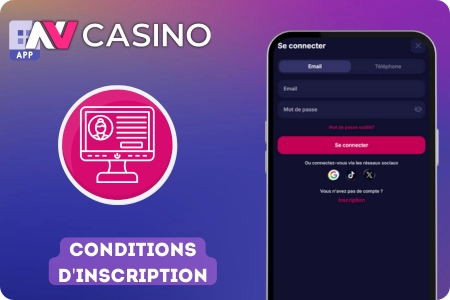 Exigences de base pour l'inscription
