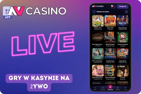 Gry w kasynie na żywo