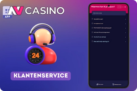 Klantenservice bij NV Casino