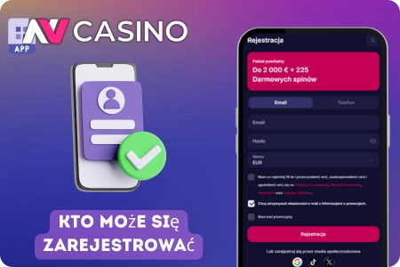Kto może się zarejestrować NV Casino
