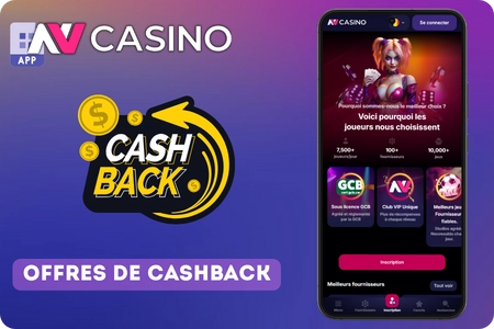 Offres de cashback