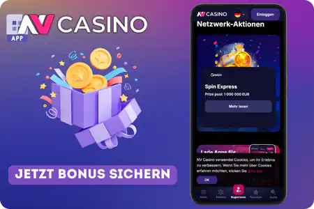 NV App Jetzt Bonus sichern