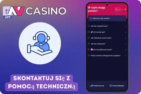 NV App Skontaktuj sie z pomoca techniczna