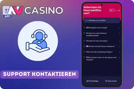 NV App Support kontaktieren