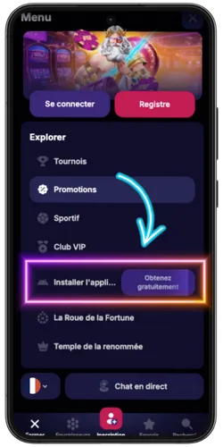 Téléchargement APK NV Casino