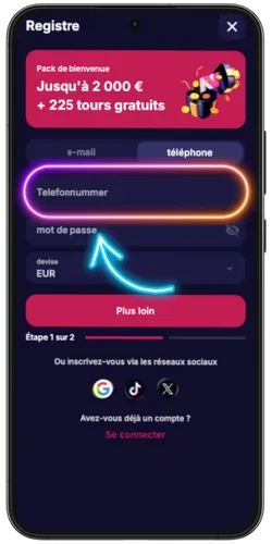 Vérification par SMS