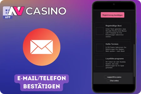 NV telefon bestätigen