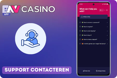NV App ondersteuning contacteren