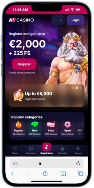 NV Casino App iOS Officiële website openen